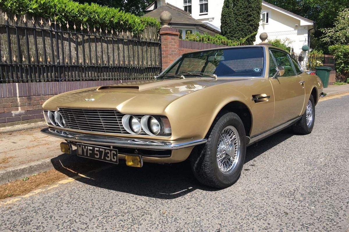 Champagne Gold 1969 Aston Martin DBS on offer at Barons Anniversary Sale